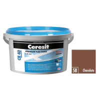 Spárovací hmota Ceresit CE 40 Aquastatic 2 kg chocolate