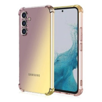 TopQ Kryt Samsung A34 Shock duhový purpurovo-žlutý 93342