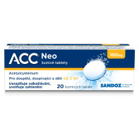 ACC ® NEO 100 mg 20 šumivých tablet