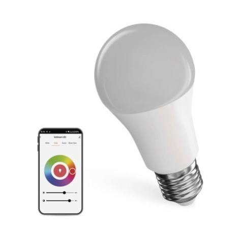 EMOS Chytrá žárovka GoSmart LED E27 9W 230V Wi-Fi RGB stmívatelná