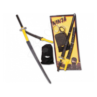Dohány dětský ninja set 746 černo-žlutý