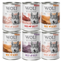 6 x 400 g míchaná balení - Wolf of Wilderness - 