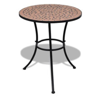 Bistro stolek terakota 60 cm mozaika