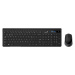 GENIUS set klávesnice+myš SlimStar 8230, Bezdrátový set Bluetooth + 2, 4GHz, USB, CZ+SK layout, 
