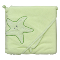 Scarlett Froté ručník hvězda s kapucí zelený