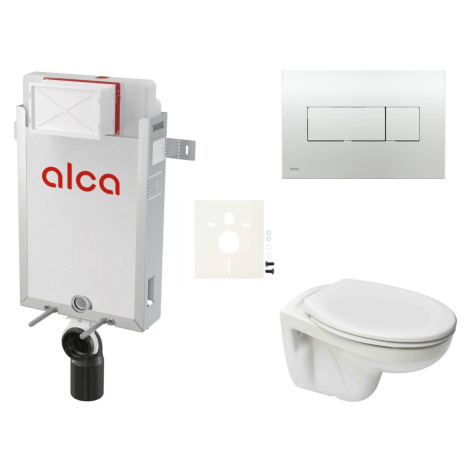 Cenově zvýhodněný závěsný WC set Alca k zazdění + WC S-Line S-line Pro SIKOAP5