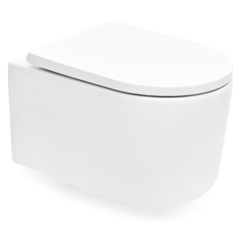 WC s prkénkem softclose závěsné SAT bílé rim-ex SAT72010RREXP