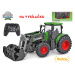Kids Globe R/C traktor zelený 27 cm s předním nakladačem na baterie a se světlem 2,4 GHz