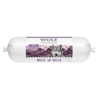 Výhodné balení Wolf of Wilderness Adult 24 x 400 g - Wurst - Wild Hills - kachní