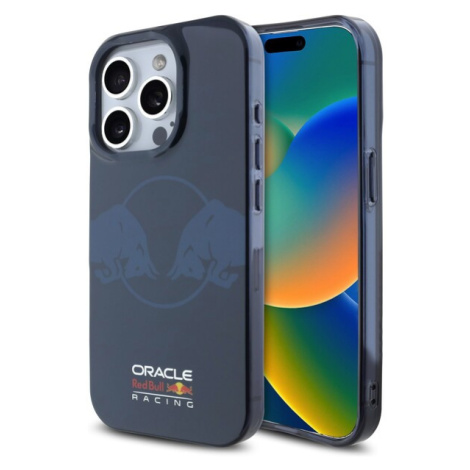 Oracle Red Bull Racing PC/TPU Two Bulls Magsafe kryt iPhone 15 Pro modrý