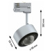 PAULMANN ProRail3 LED lištový spot Aldan 800lm 8,2W 4000K 230V stříbrná/černá