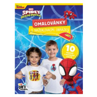 Omalovánky s nažehlovacími obrázky Spidey