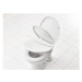Ridder 02101101 MIAMI WC sedátko, soft close, PP termoplast - bílá 44,3 × 37 cm