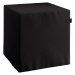 Dekoria Sedák Cube - kostka pevná 40x40x40, Shadow Grey - grafitová, 40 x 40 x 40 cm, Cotton Pan