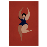 Ilustrace Prima Ballerina, Kubistika, (26.7 x 40 cm)