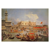 Obrazová reprodukce Return of the Bucintoro on Ascension Day, (1697-1768) Canaletto, 40 × 26.7 c