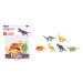 Zvířátka figurky dinosauři 6 ks set 15 cm