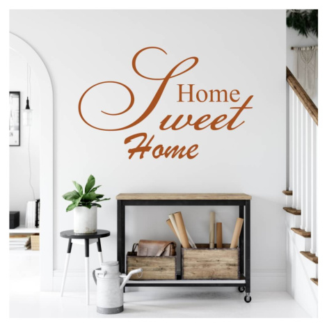 Samolepka na zeď - Home sweet home (citát na zeď) INSPIO