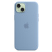Apple silikonový kryt s MagSafe na iPhone 15 Plus ledově modrý