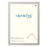 DANTIK rámeček 29,7 × 42, SARTORI kost.bí.l.m plexi čiré