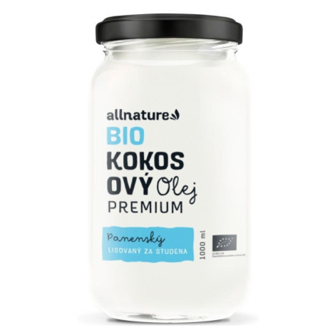 Allnature Kokosový olej panenský BIO 1000 ml