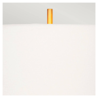 Elstead Textilní stolní lampa Apollo mosaz/bílá
