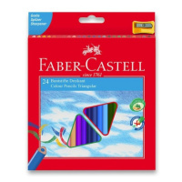 Pastelky trojboké Faber Castell ECO 24 ks + ořezávátko Faber-Castell
