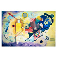 Obrazová reprodukce Žlutá, červená, modrá, Wassily Kandinsky, 40 × 26.7 cm