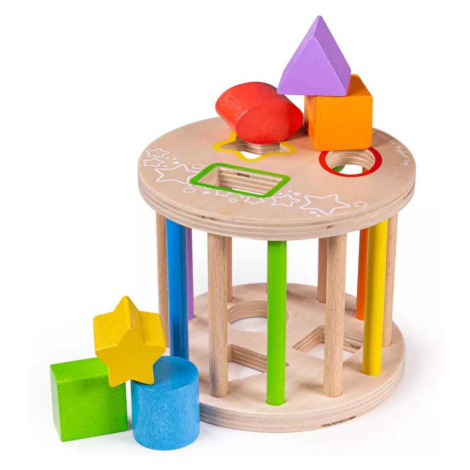 Bigjigs Toys Bigjigs Baby Válec s tvary