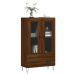 vidaXL Skříň highboard hnědý dub 69,5 x 31 x 115 cm kompozitní dřevo