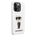 Karl Lagerfeld KLHCP14XSNIKBCH hard silikonové pouzdro iPhone 14 PRO MAX 6.7" white Silicone Iko