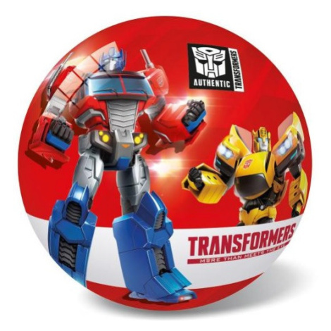 Červený gumový míč Transformers 23 cm JOHN
