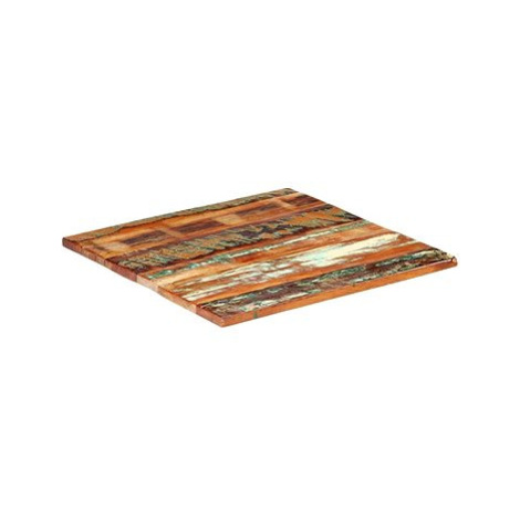 Stolní deska čtverec 80x80 cm 25–27mm masivní recyklované dřevo 286062 SHUMEE