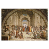 Raphael (Raffaello Sanzio of Urbino) - Obrazová reprodukce School of Athens, 1510-11, (40 x 26.7
