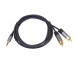 PREMIUMCORD kabel, Jack 3.5mm-2xCINCH M/M 5m