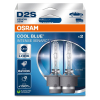 Osram D2S Xennon Cool Blue Intense 6200K +150% Více Světla