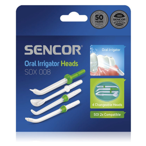 Sencor SOX 008 náhradní hlavice pro ústní sprchu For SOI 22x 4 ks