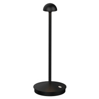Zambelis LED stolní lampa E314 na baterii venkovní, černá