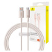 Kabel Baseus Fast Charging cable USB to USB-C Habitat Series 1m 100W (pink)