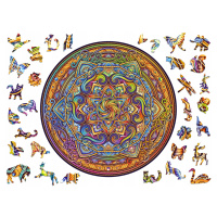 Puzzle Dřevěné Premium 3d pro dospělé Mandala Dokonalá Harmonie Ul