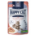 Výhodné balení Happy Cat Pouch Meat in Sauce 24 x 85 g - losos