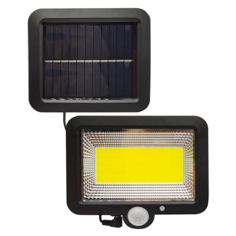 LED Solární reflektor se senzorem DUO LED/1W/3,7V IP44 Donoci