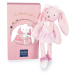 Plyšová panenka zajíček Bunny My Doudou Ballerine Doudou et Compagnie růžová 30 cm v dárkovém ba