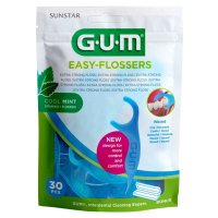 GUM Easy Flosser s mentolovou nití, 30 ks + pouzdro
