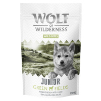 Little Wolf of Wilderness Snack - Wild Bites Junior 180 g - Green Fields - Jehněčí & kuře