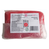 Potahovací hmota K2 na dorty 0,5kg červená - K2