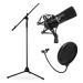 Electronic-Star Mikrofonní set, stojan, mikrofon a pop filtr
