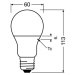LED žárovka E27 OSRAM PARATHOM CL A FR 8,5W (60W) neutrální bílá (4000K)