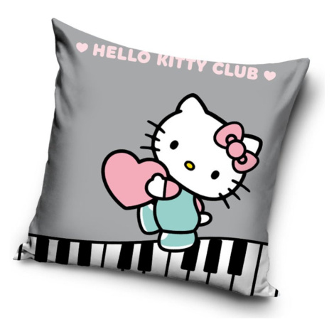 Povlak na polštářek Hello Kitty Love Piano Carbotex