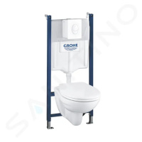 Grohe 39116000 - Set předstěnové instalace, klozetu Bau Ceramic a sedátka softclose, tlačítko Sk